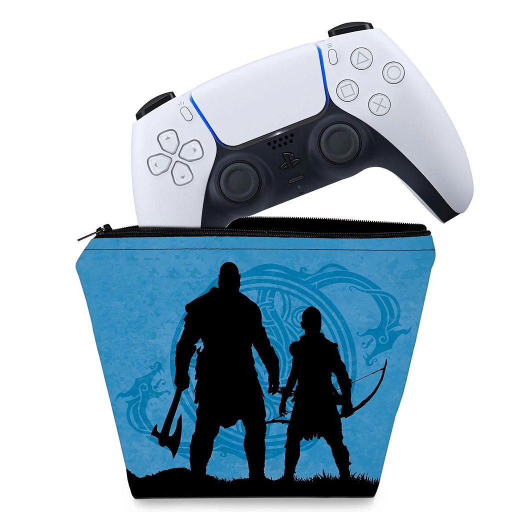 Capa Case PS5 Controle - God of War Ragnarok Edition