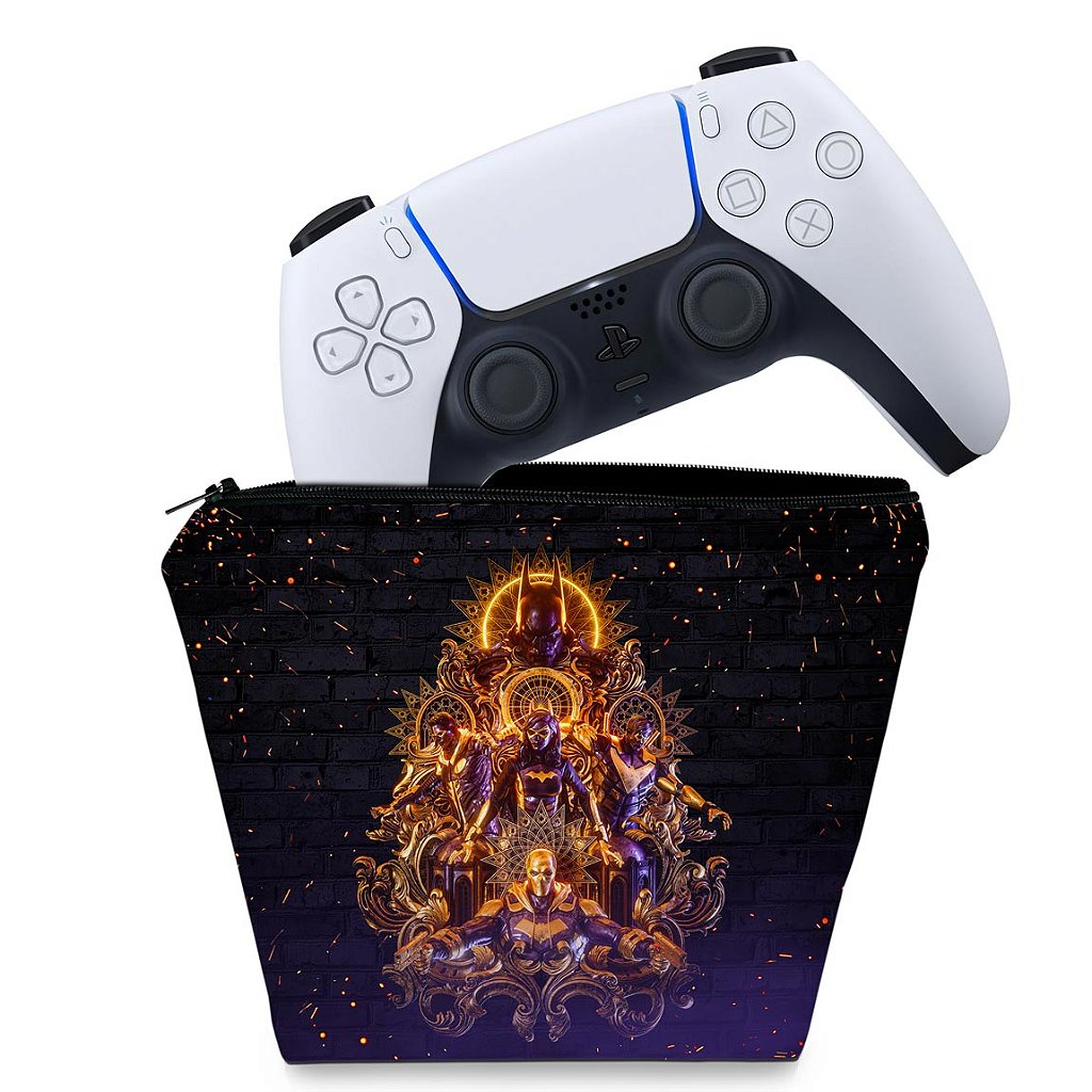 Capa Case PS5 Controle - Gotham Knights