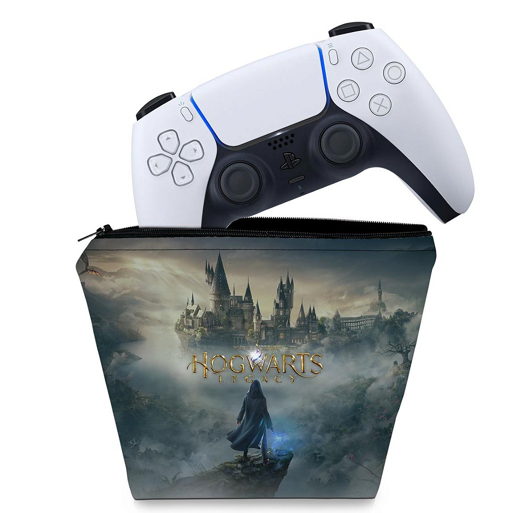 Capa Case PS5 Controle - Hogwarts Legacy