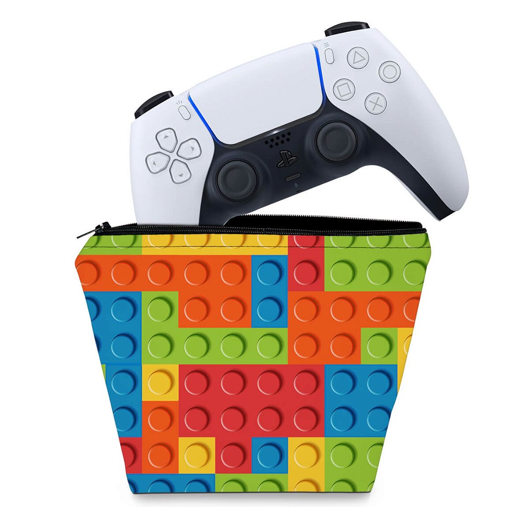 Capa Case PS5 Controle - Lego Peça