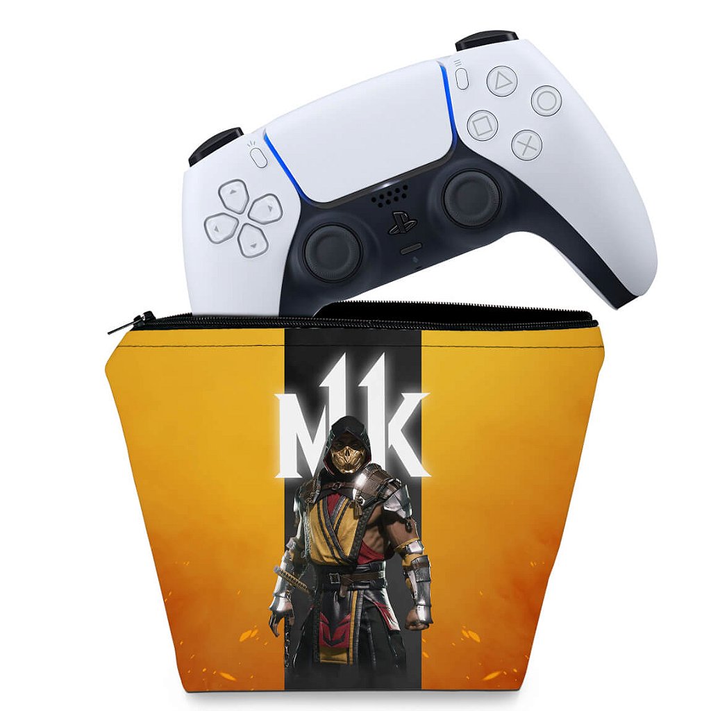 Capa Case PS5 Controle - Mortal Kombat 11