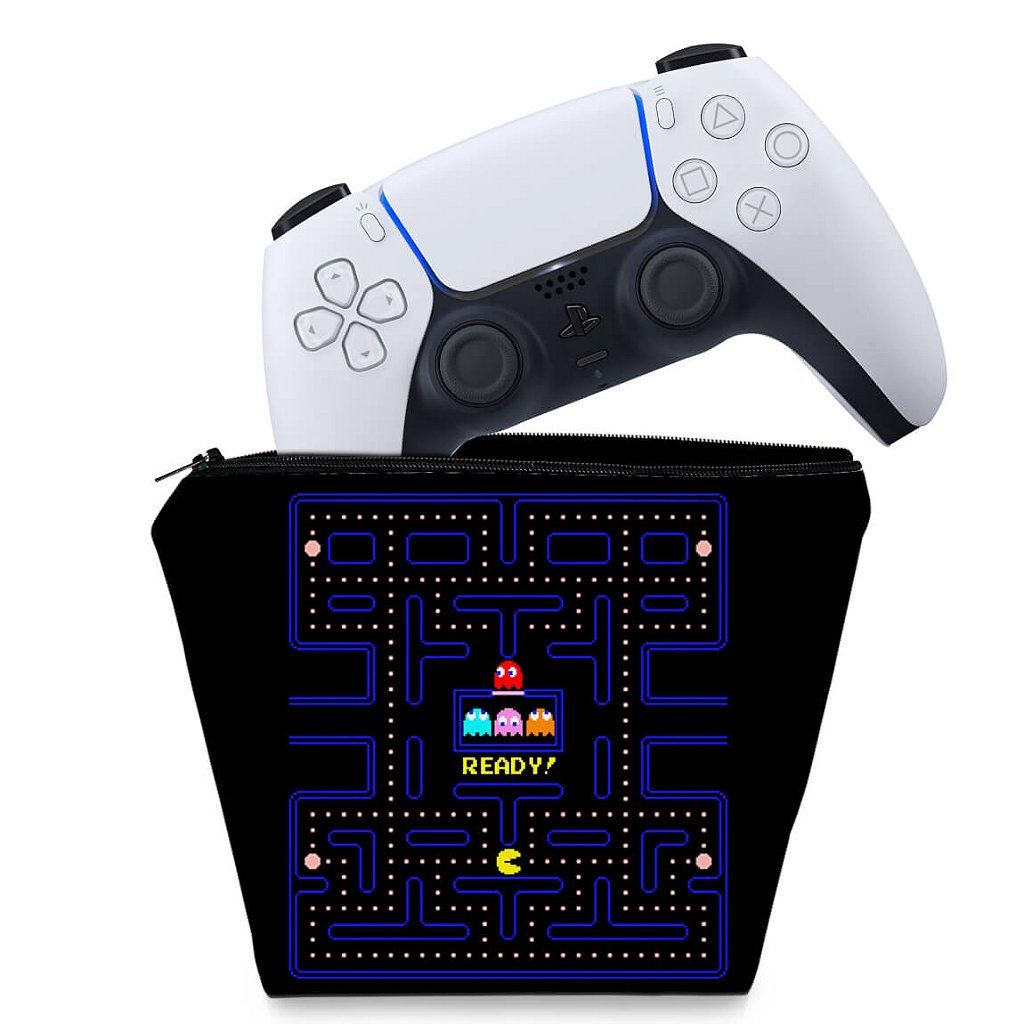 Capa Case PS5 Controle - Pac Man