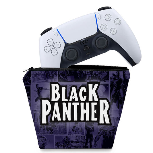 Capa Case PS5 Controle - Pantera Negra Comics