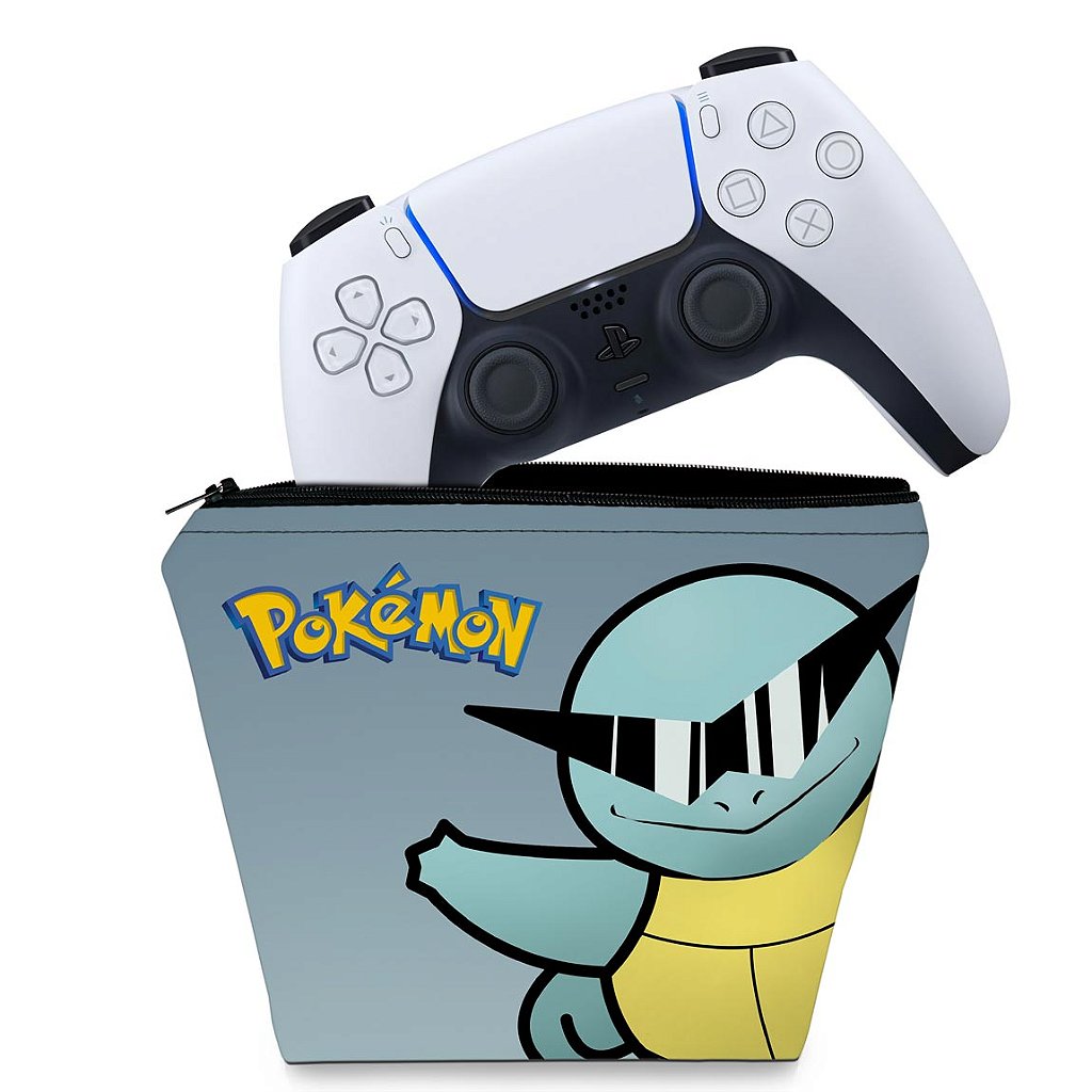 Capa Case PS5 Controle - Pokemon Squirtle