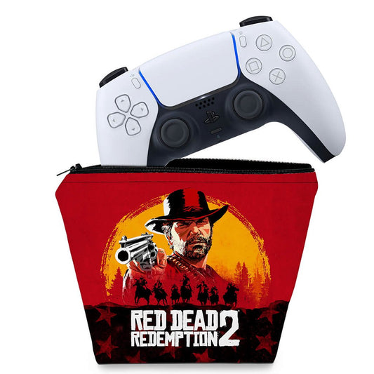 Capa Case PS5 Controle - Red Dead Redemption 2