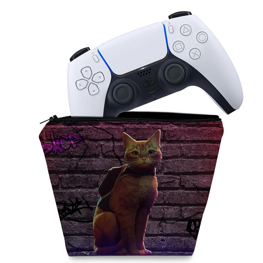 Capa Case PS5 Controle - Stray