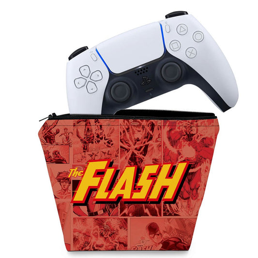 Capa Case PS5 Controle - The Flash Comics
