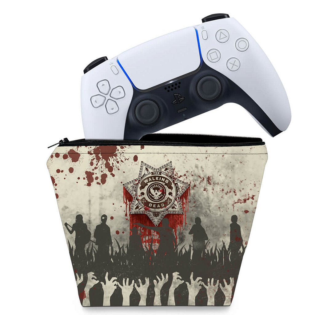 Capa Case PS5 Controle - The Walking Dead