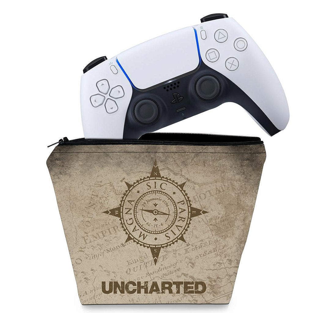 Capa Case PS5 Controle - Uncharted