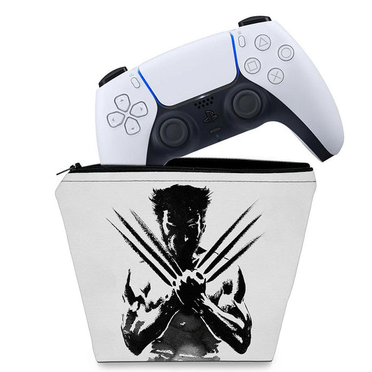 Capa Case PS5 Controle - Wolverine X-men