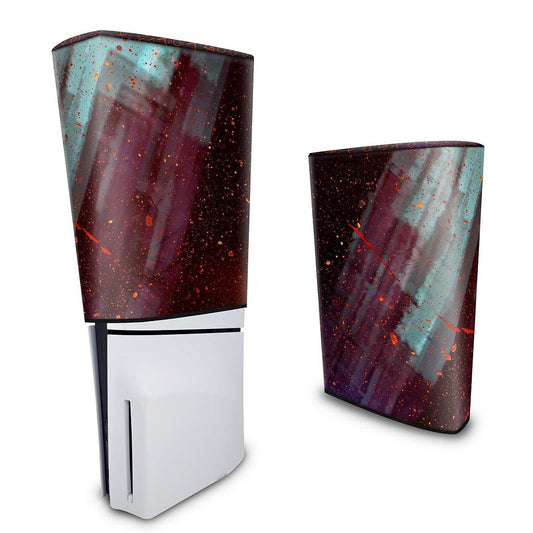 Capa PS5 Slim Anti Poeira Vertical - Abstrato #100