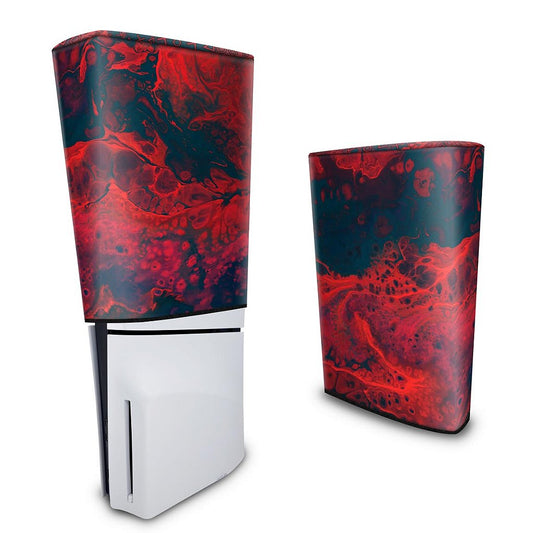 Capa PS5 Slim Anti Poeira Vertical - Abstrato #98