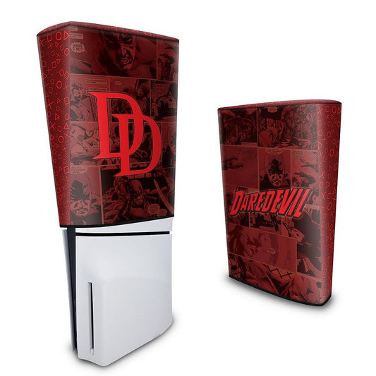 Capa PS5 Slim Anti Poeira Vertical - Daredevil Demolidor Comics