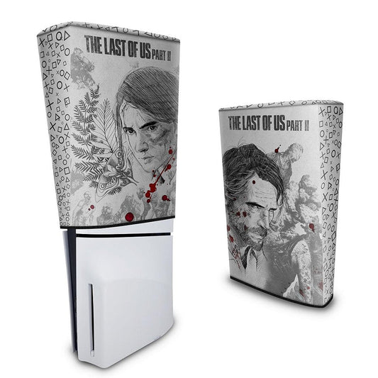 Capa PS5 Slim Anti Poeira Vertical - The Last Of Us Part II