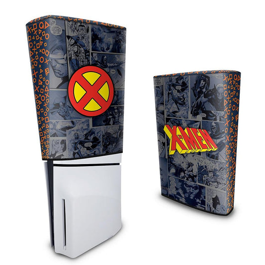 Capa PS5 Slim Anti Poeira Vertical - X-Men Comics