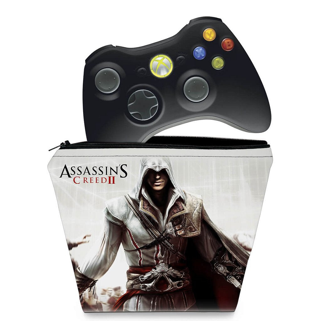 Capa Case Xbox 360 Controle - Assassins Creed 2