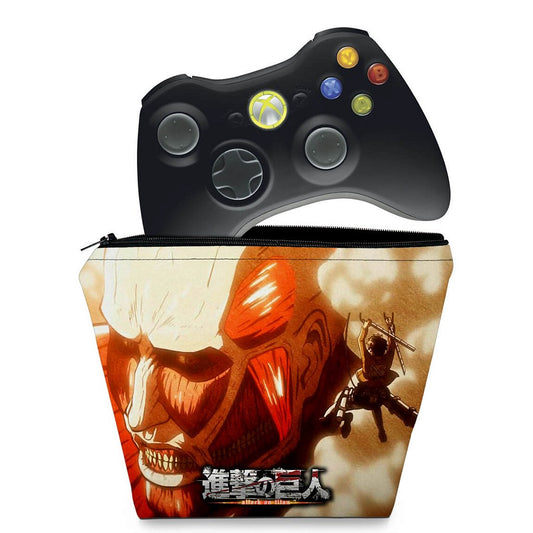 Capa Xbox 360 Controle Case - Attack On Titan #b