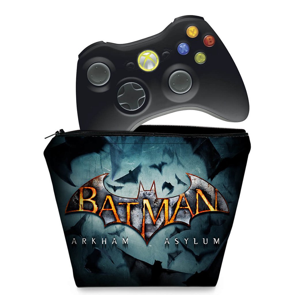 Capa Case Xbox 360 Controle - Batman Arkham Asylum