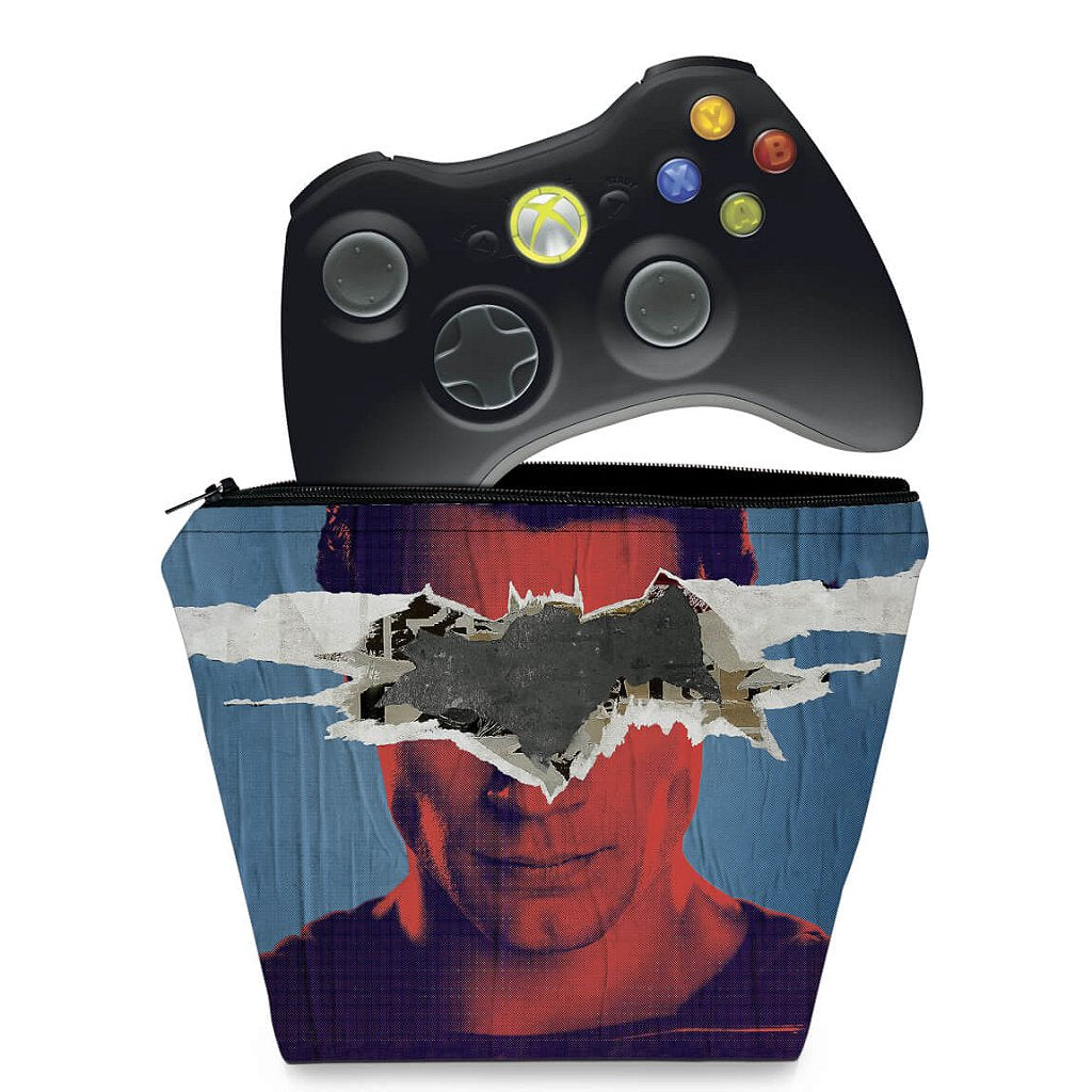 Capa Case Xbox 360 Controle - Batman Vs Superman