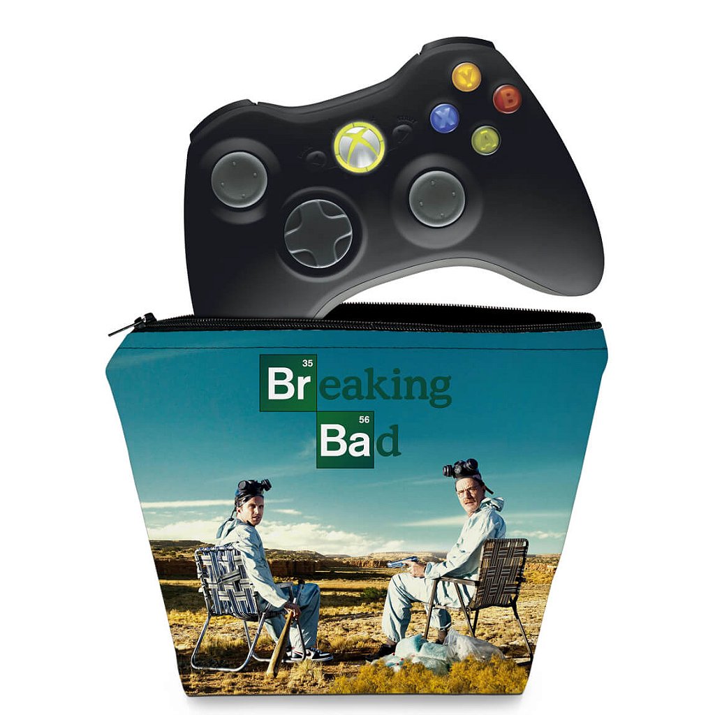 Capa Case Xbox 360 Controle - Breaking Bad