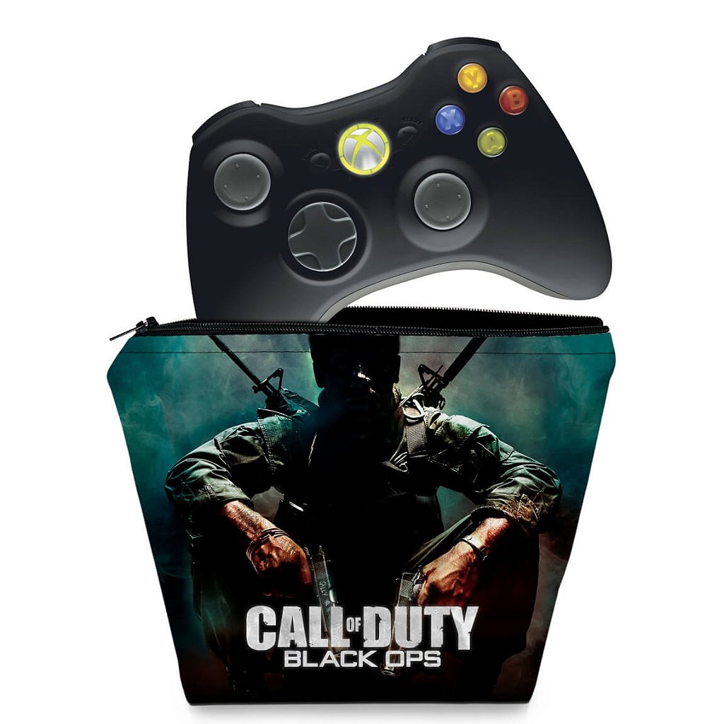 Capa Case Xbox 360 Controle - Call Of Duty Black Ops