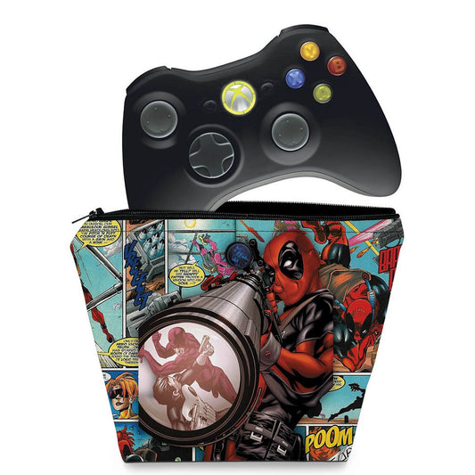 Capa Xbox 360 Controle Case - Deadpool