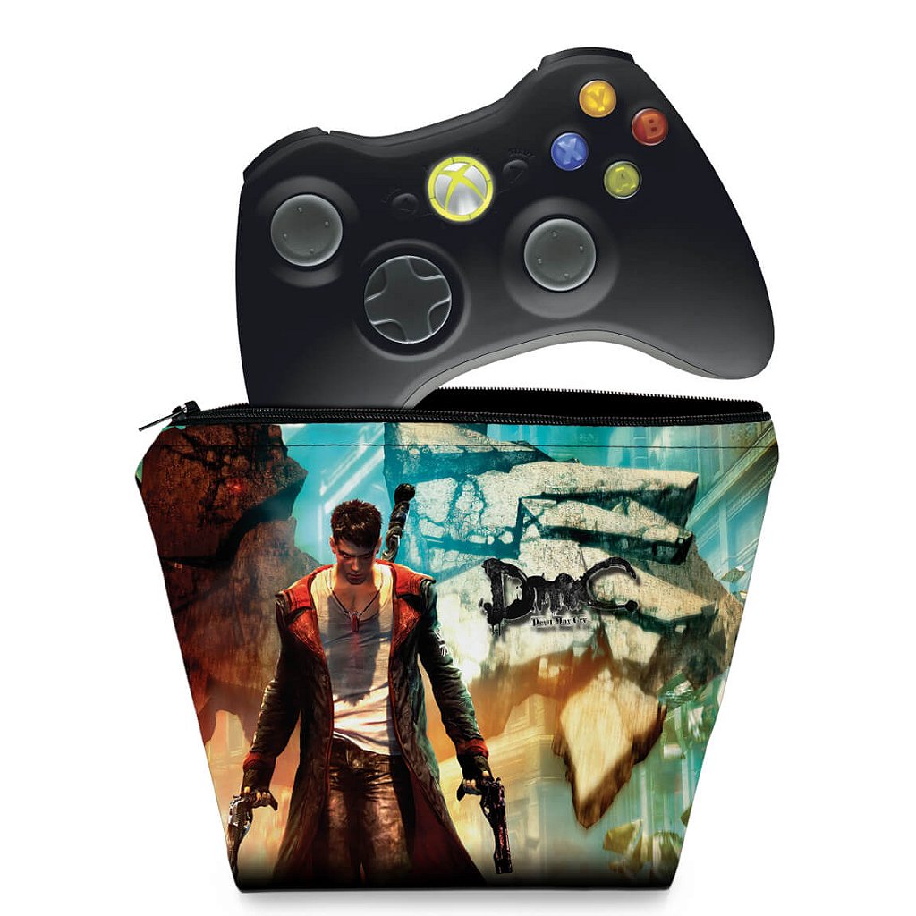 Capa Case Xbox 360 Controle - Devil May Cry 5
