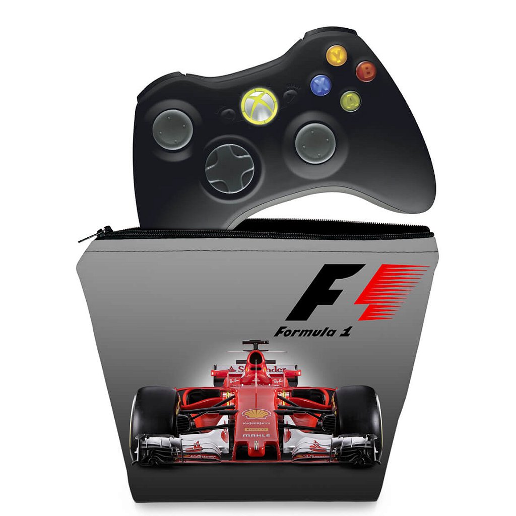 Capa Case Xbox 360 Controle - Formula 1 #b