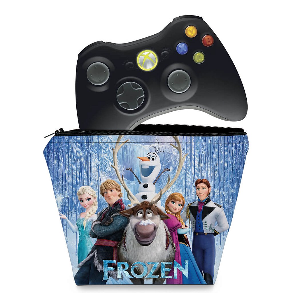 Capa Case Xbox 360 Controle - Frozen