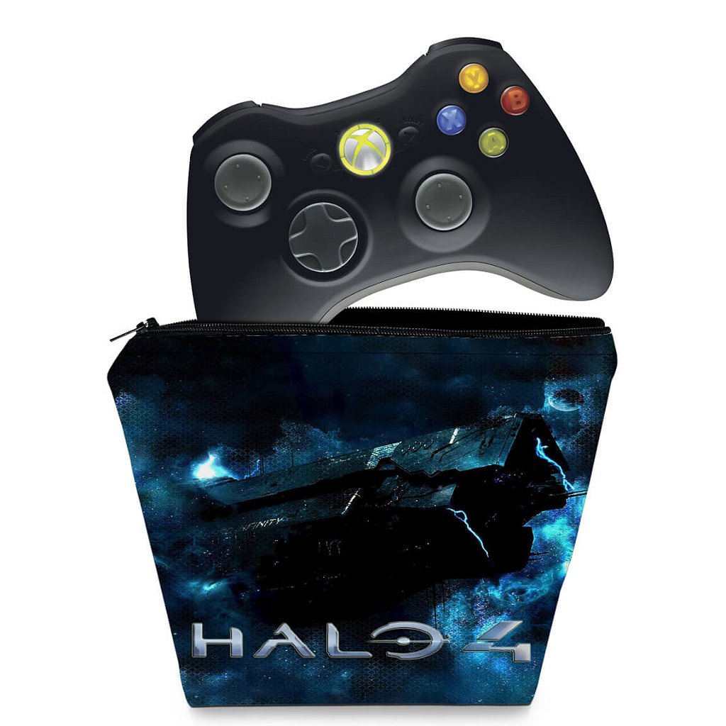 Capa Case Xbox 360 Controle - Halo 4