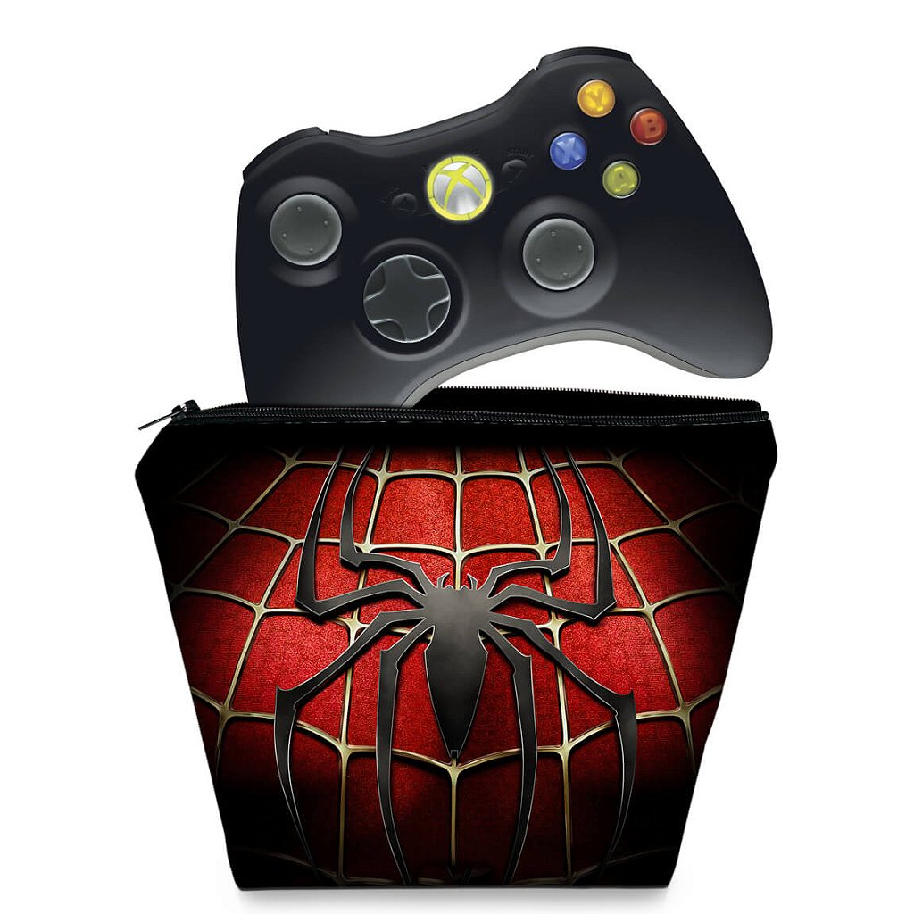 Capa Case Xbox 360 Controle - Homem-aranha A