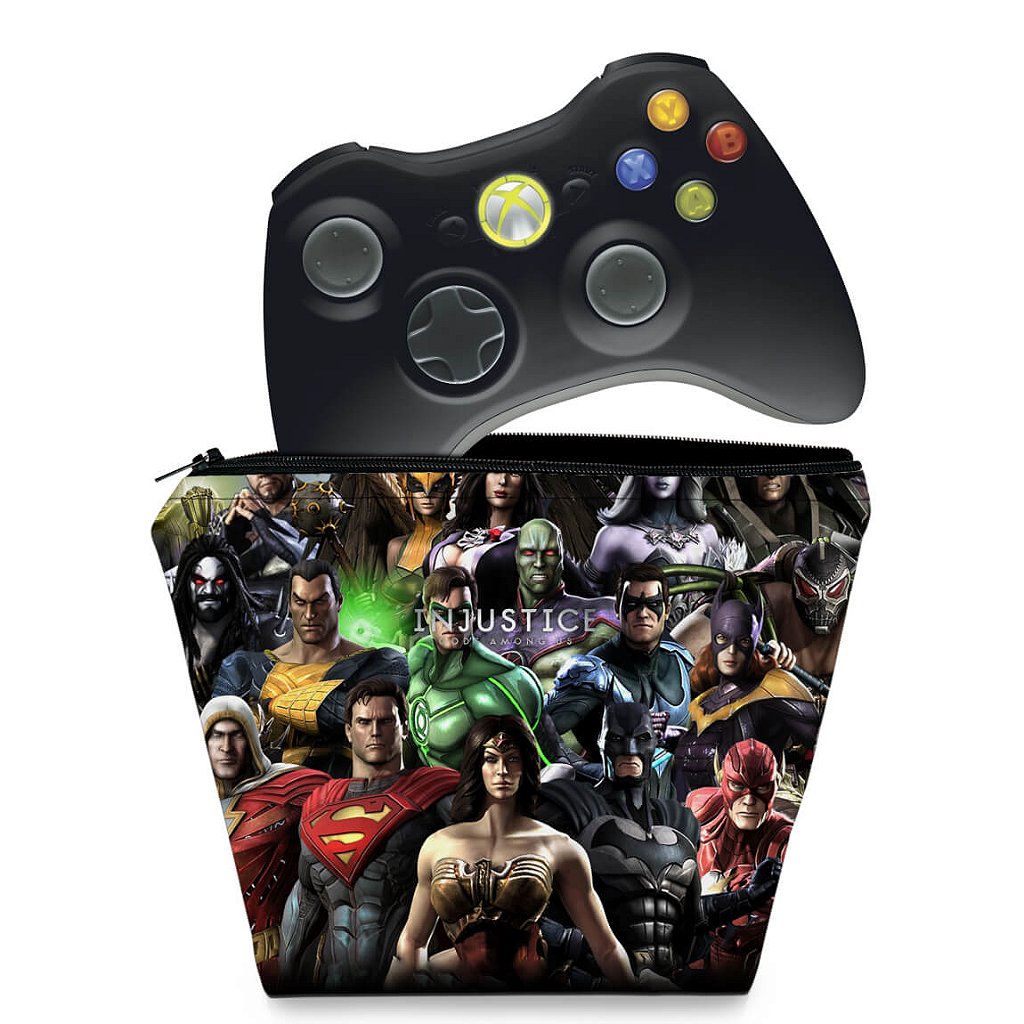Capa Case Xbox 360 Controle - Injustice
