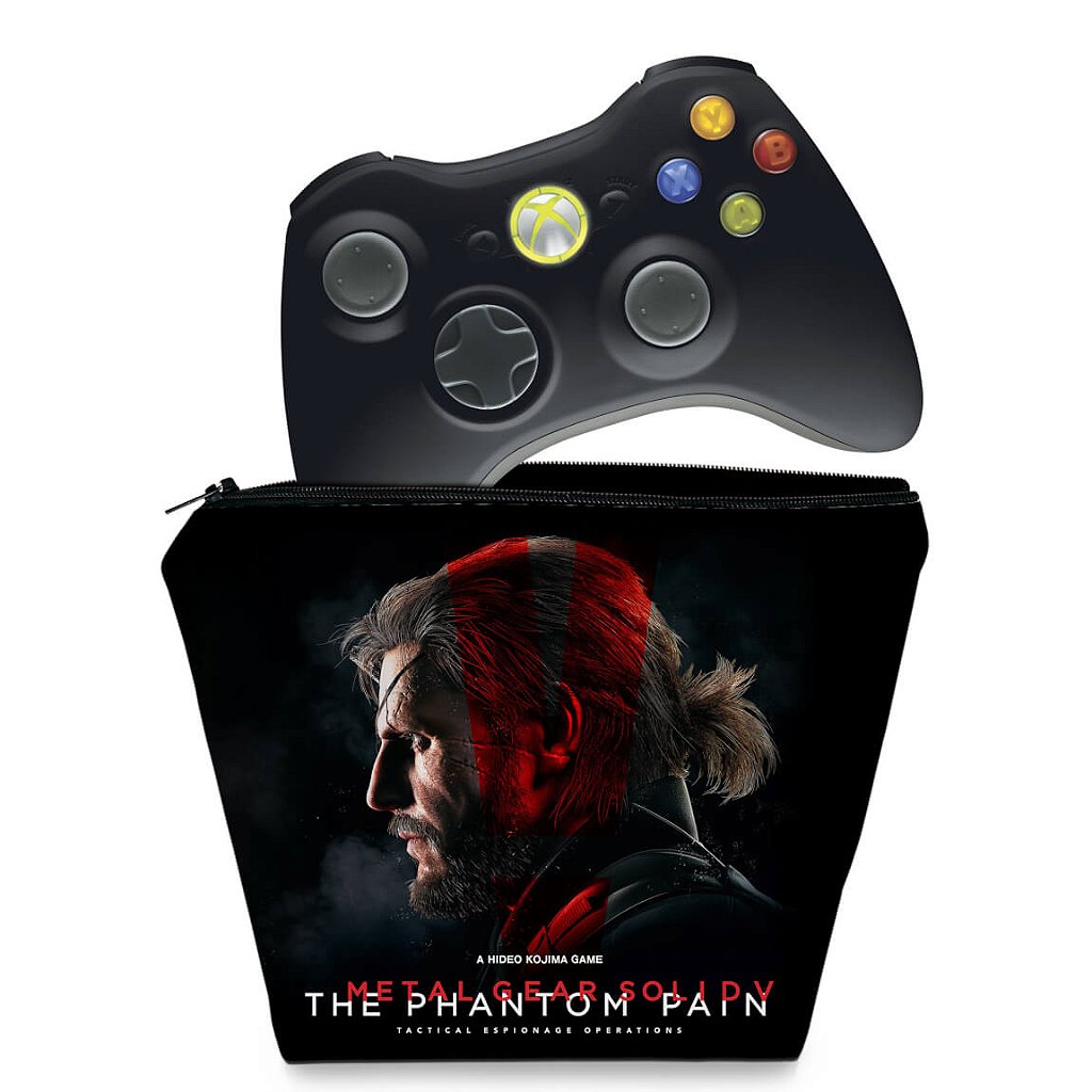 Capa Case Xbox 360 Controle - Metal Gear Solid 5
