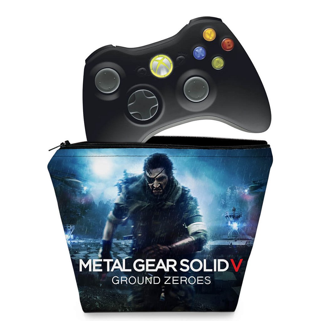 Capa Case Xbox 360 Controle - Metal Gear Solid V