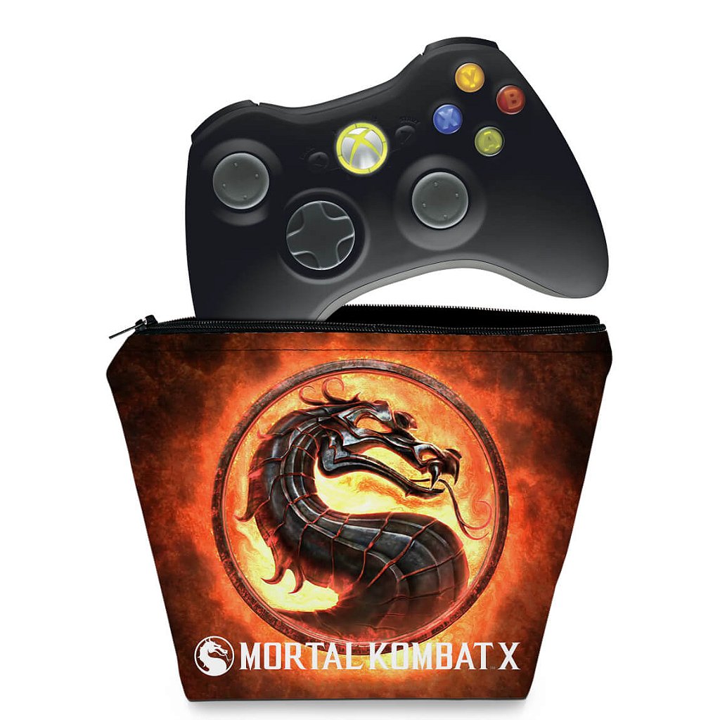 Capa Case Xbox 360 Controle - Mortal Kombat