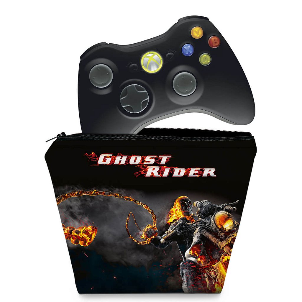 Capa Case Xbox 360 Controle - Motoqueiro Fantasma B