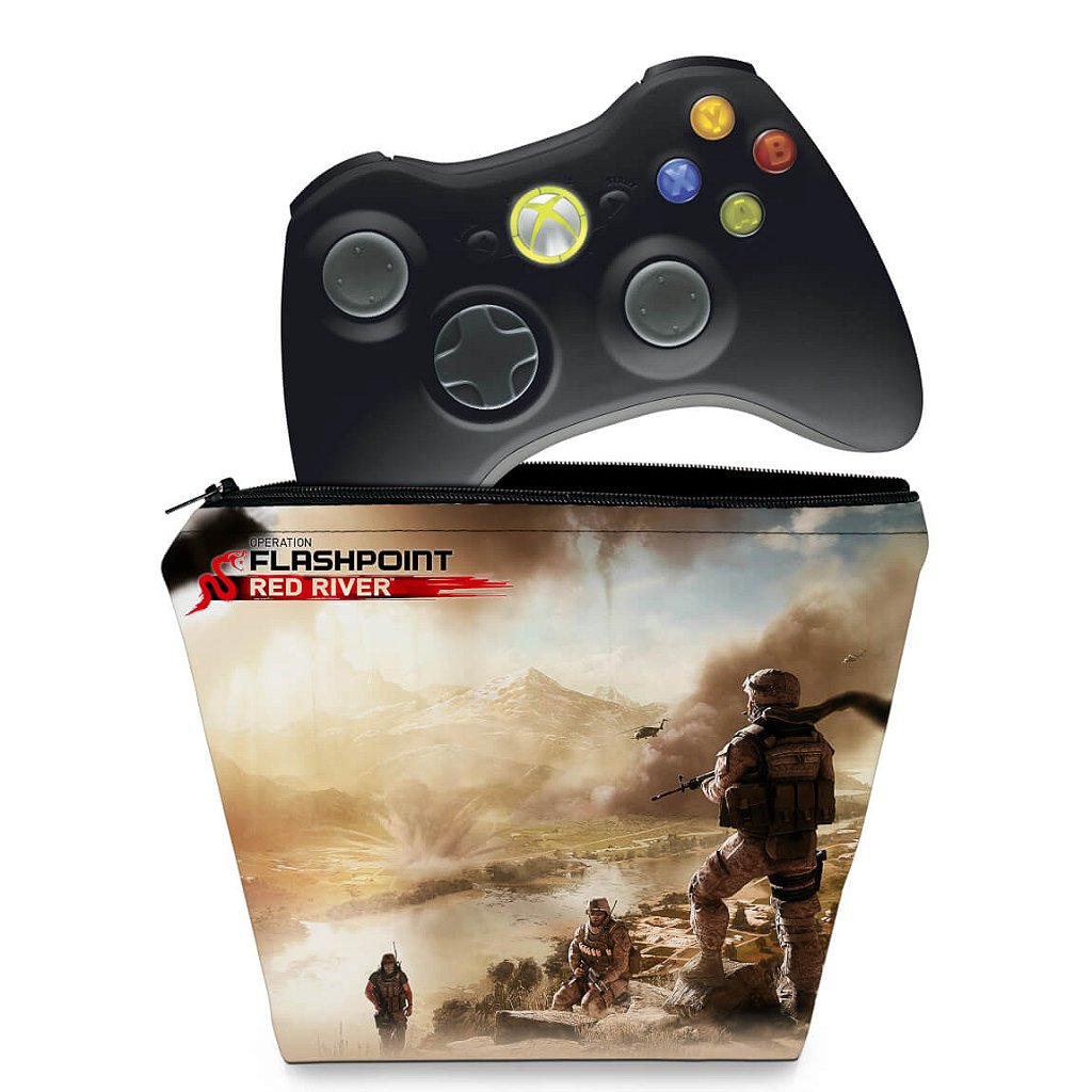Capa Case Xbox 360 Controle - Operation Flashpoint