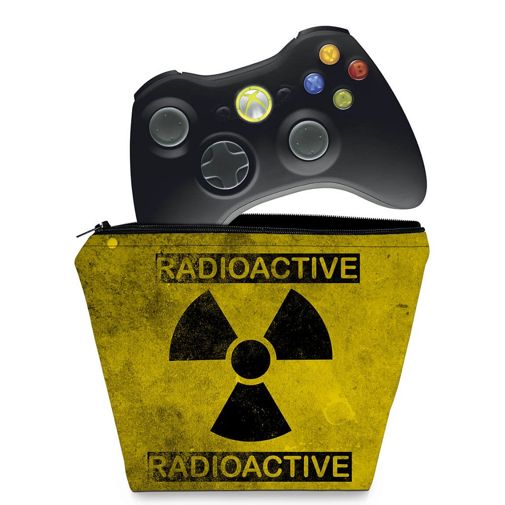 Capa Case Xbox 360 Controle - Radioativo