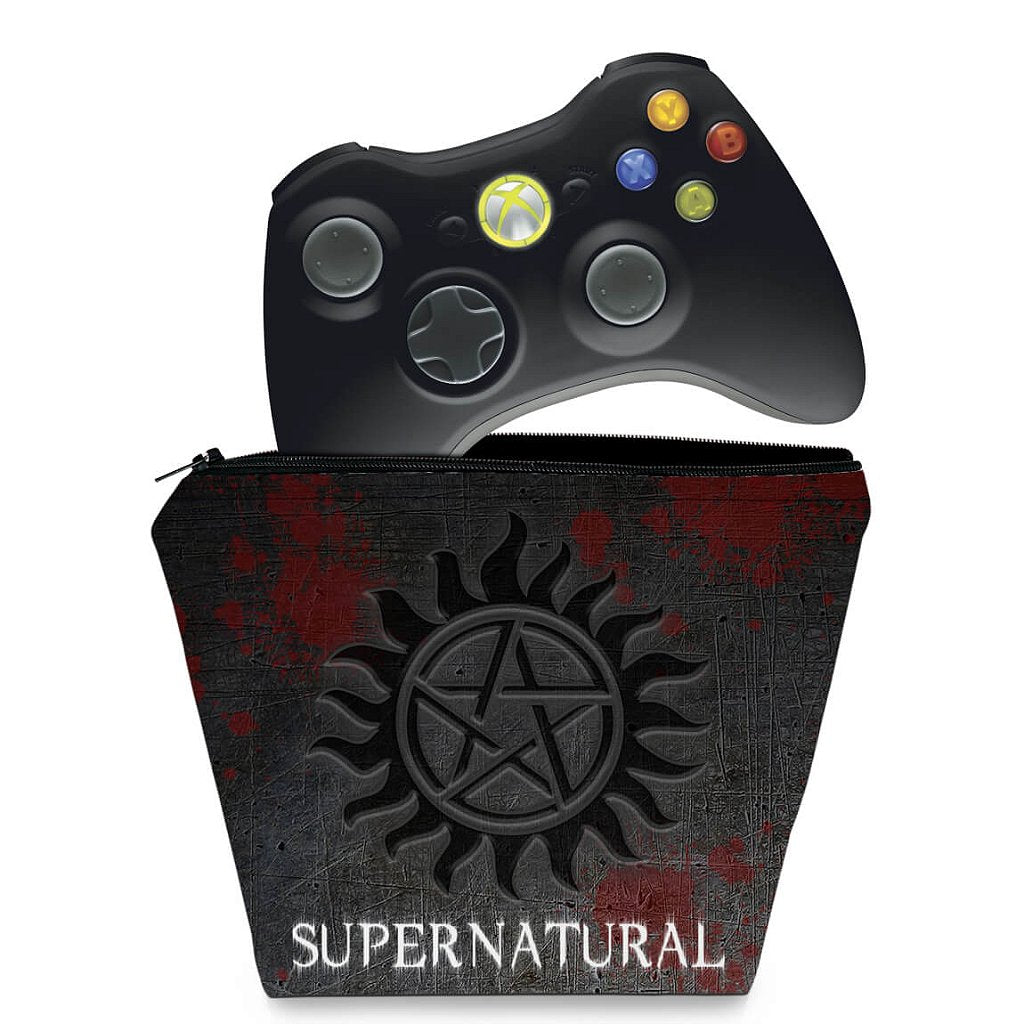 Capa Case Xbox 360 Controle - Sobrenatural