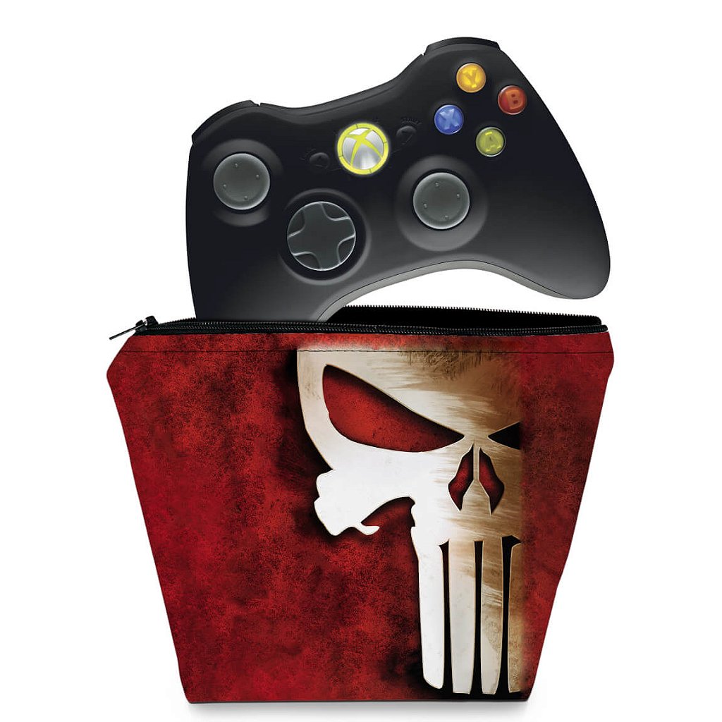 Capa Case Xbox 360 Controle - The Punisher Justiceiro