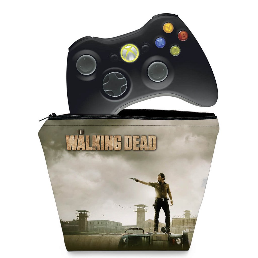 Capa Case Xbox 360 Controle - The Walking Dead #b