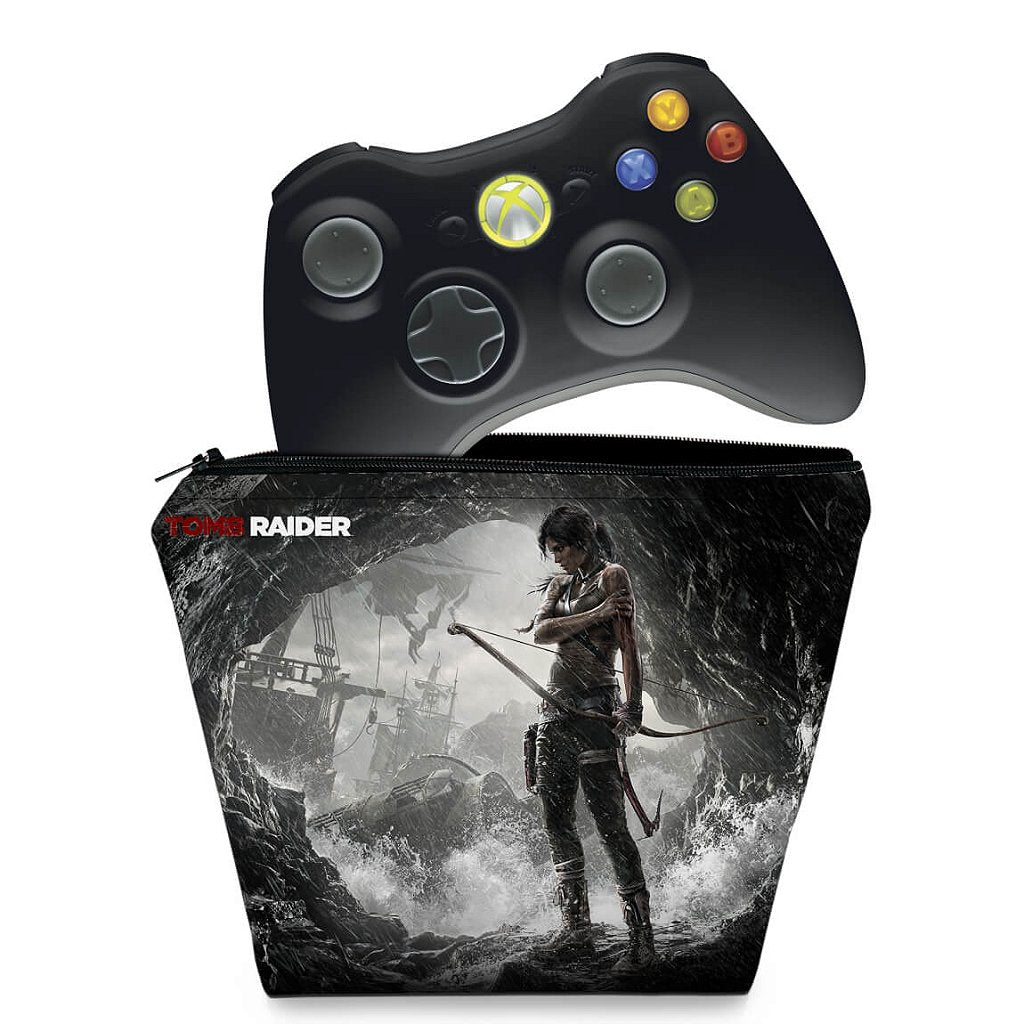 Capa Case Xbox 360 Controle - Tomb Raider