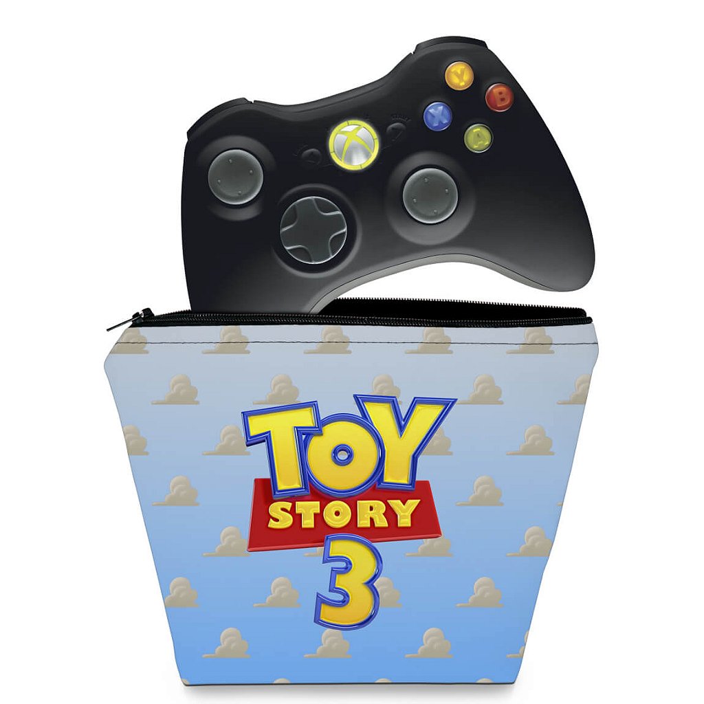 Capa Case Xbox 360 Controle - Toy Story