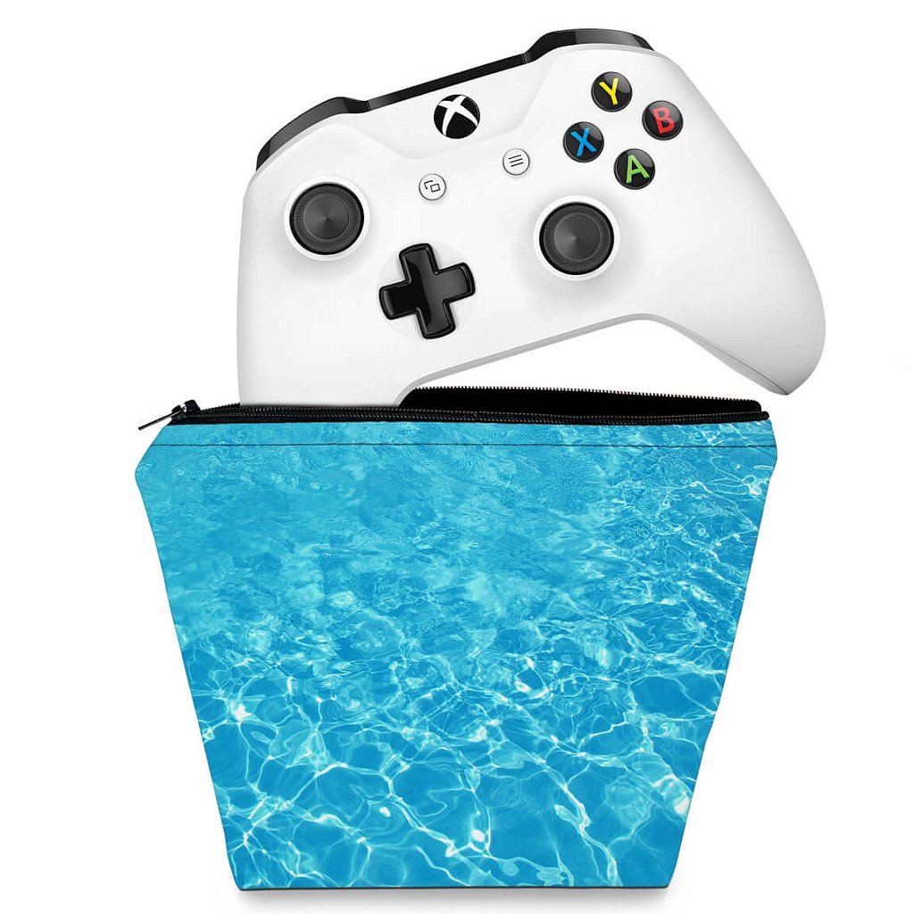 Capa Case Xbox One Controle - Aquático Água