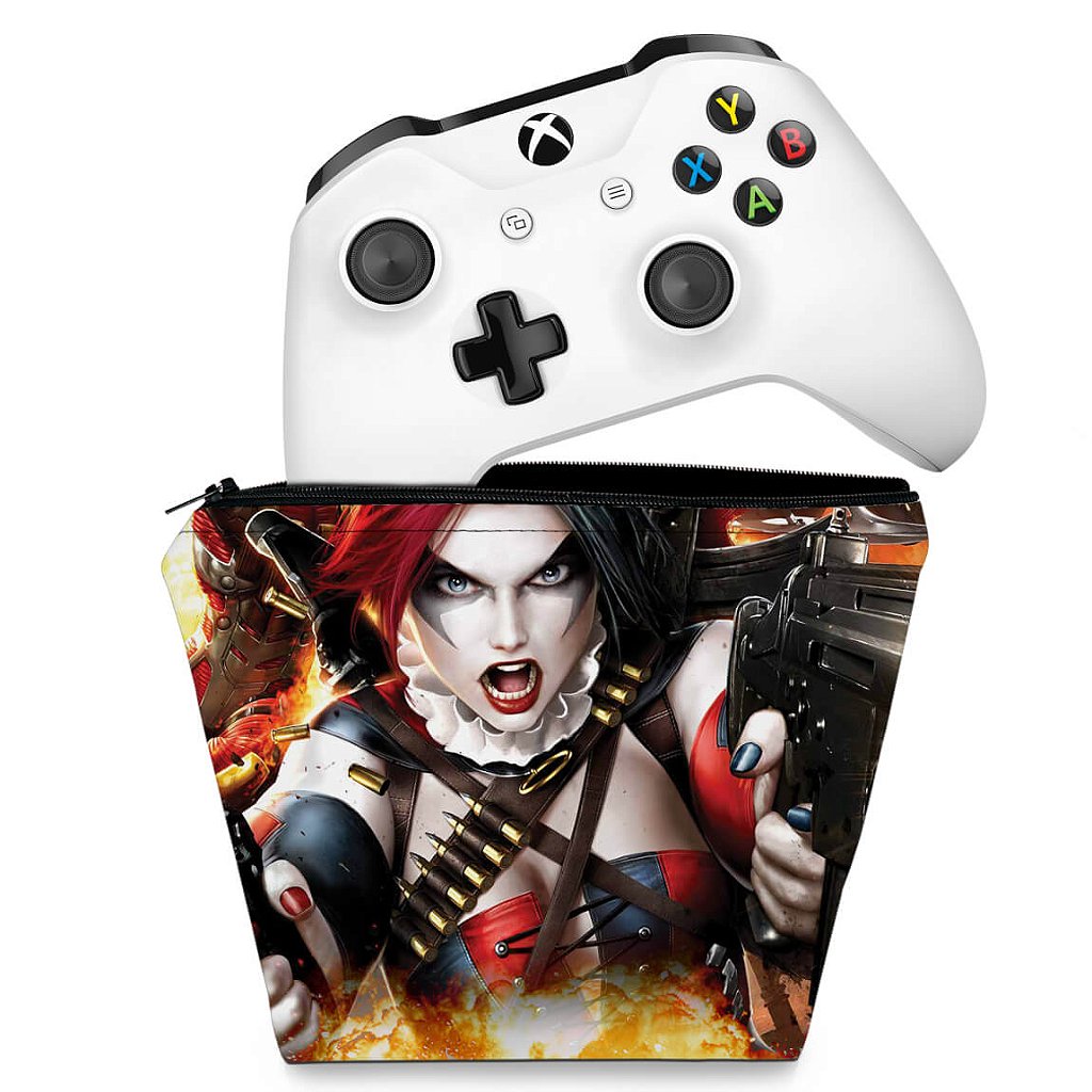 Capa Case Xbox One Controle - Arlequina Harley Quinn #B