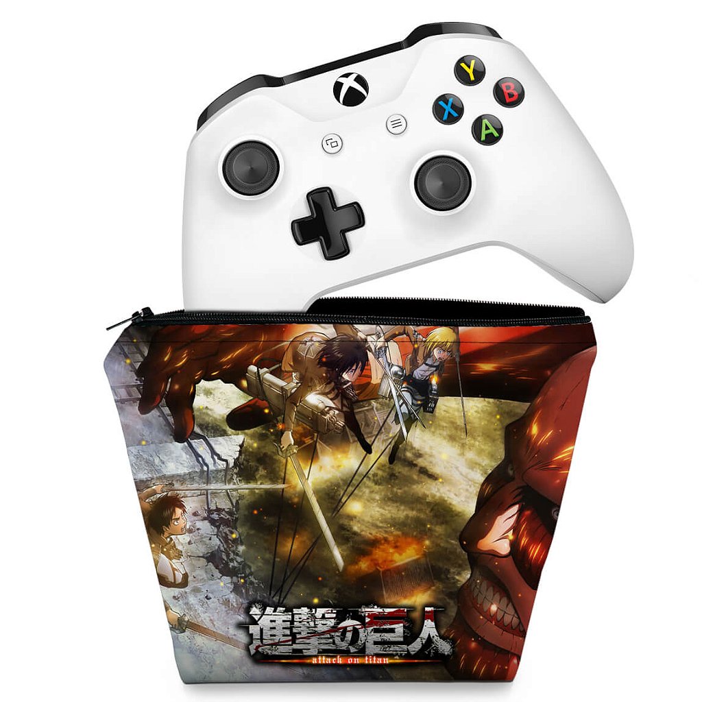 Capa Case Xbox One Controle - Attack on Titan #A