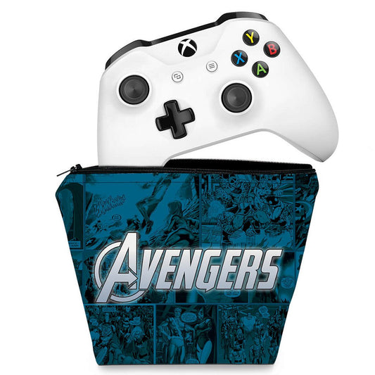 Capa Case Xbox One Controle - Avengers Vingadores Comics