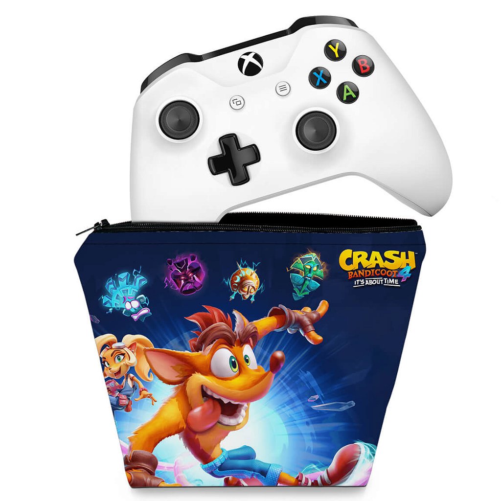 Capa Case Xbox One Controle - Crash Bandicoot 4