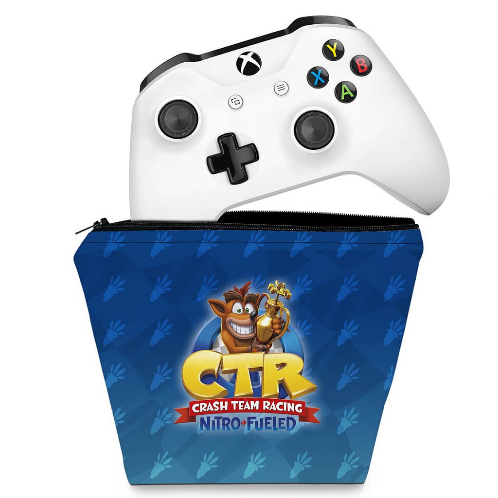 Capa Case Xbox One Controle - Crash Team Racing CTR