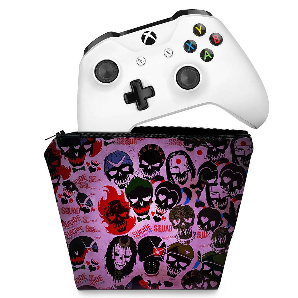 Capa Case Xbox One Controle - Esquadrão Suicida #C